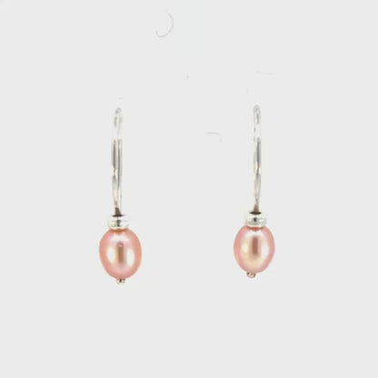 Single Pearl Earrings